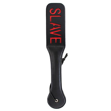Toyz4lovers Ultimate Domination Double Spank Paddle Black Vegan Leather