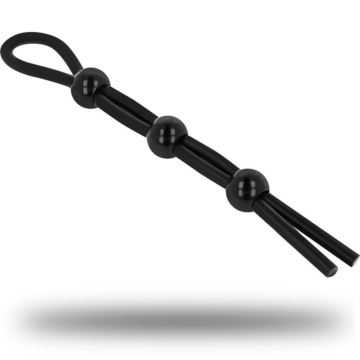 Black Adjustable Penis Ring Black L