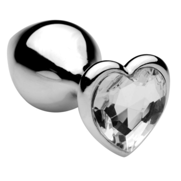 Toyz4lovers Enchanting Heart White Alu Plug.