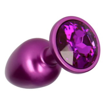 Metallic Purple Pleasure with Plug Purple Teardrop by Toyz4lovers