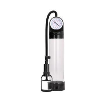 Penis Pump - Pumped Comfort Pump With Advanced PSI Gauge PMP006 Transparent 20.5cm