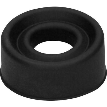 Penis Cylinder Sleeve - Pumped Silicone Pump Sleeve Medium Black