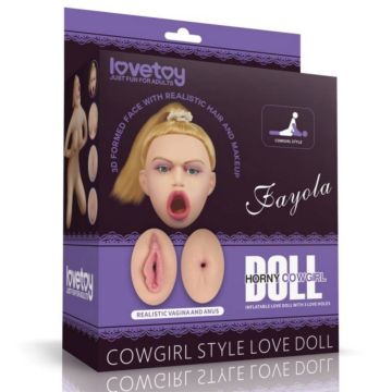Experience wild rides with Lovetoy Cowgirl Love Doll