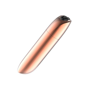 Rechargeable Powerful Bullet Vibrator USB 20 Functions - Gold