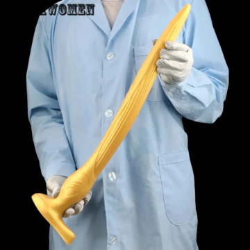 XXL Silicone Wearable Butt Plug Dildo Gold