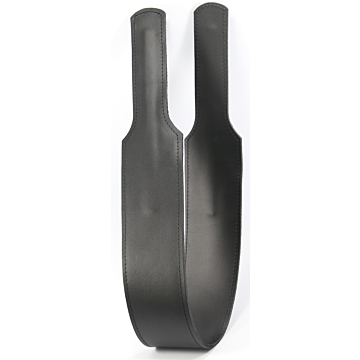 Kiotos Double Layer Paddle Black Genuine Leather.