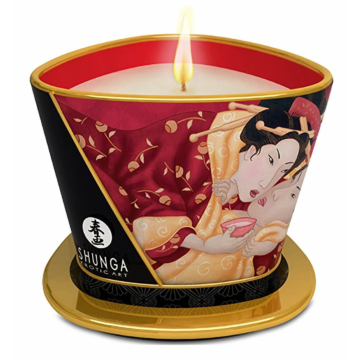 Shunga Sensual Strawberry Massage Candle.