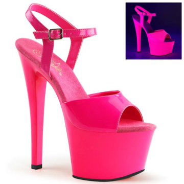 Pretty in Pink: Pleaser's SKY-309UV UV-Reactive Stilettos