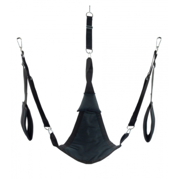 Kinksters Black Triangle Sling - Black Fabric