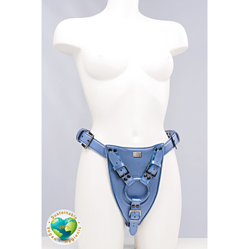 Carmen Rivera Light Blue Vegan Leather Harness