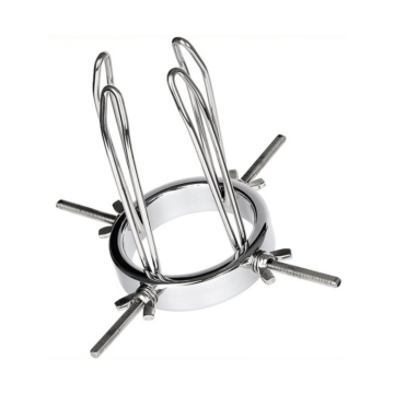 Kinksters Long Metal Anal Pipe Silver Steel
