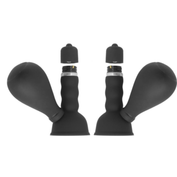 Toyz4lovers Double the Fun Black ABS/PVC Silicone