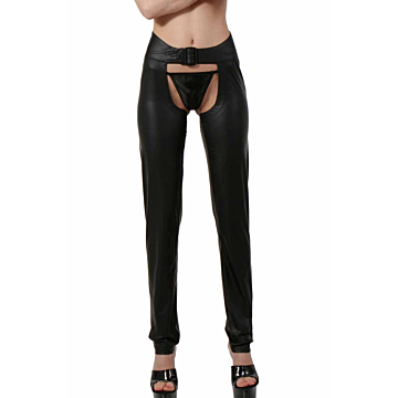 Soiemio Black Poly Pants