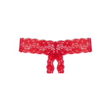 Sexy Red Kyra Crotchless Thong by Underneath