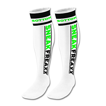 sneakfreaxx Bottom Neon Green Socks