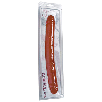 Dual-penetration Dong - Seven creations, 34cm, Red