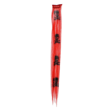 Blank brand. Red Skull & Crossbones Hair Extensions. Red.