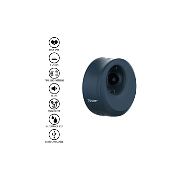ToyJoy Urban ZEPHYR - Pulsating Stroker & C-Ring - Blue