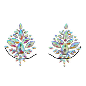 Boob Gems Sparkling AB Crystal - Style B.