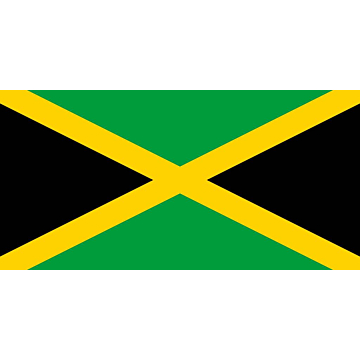 5 x 3 Feet Jamaica Flag & with Brass Eyelets