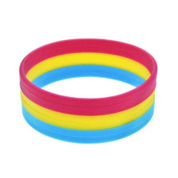 PansexBracelets Multicolor Silicone