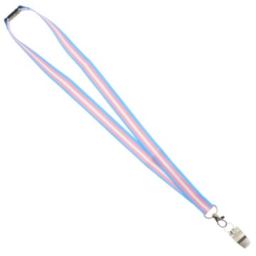 Trans.Lanyard Transgender Multi-Color Metal