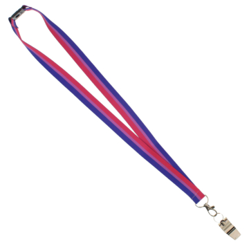 LGBTLanyard Bisexual Multi Metal