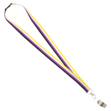 WhistleCraft Multi-Color Whistle on Lanyard