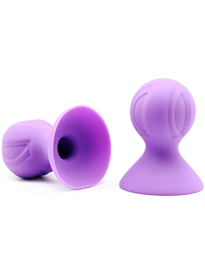 Kinksters' Purple Silicone Nipple Cups (2 pcs)