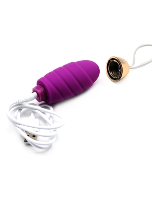 Kinksters' Vibrating Egg Nala in Purple: ABS/PVC and Silicone