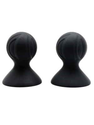 Kinksters Black Silicone Nipple Cups - Set of 2