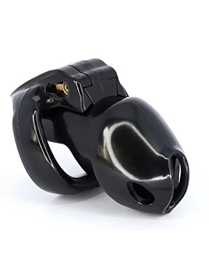 Kinksters Black Male Chastity Cage - Solid ABS/PVC