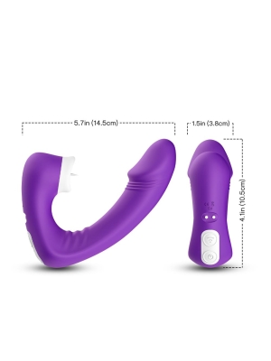 Purple Silicone Vibrator by Kinksters - Luxe Pleasure