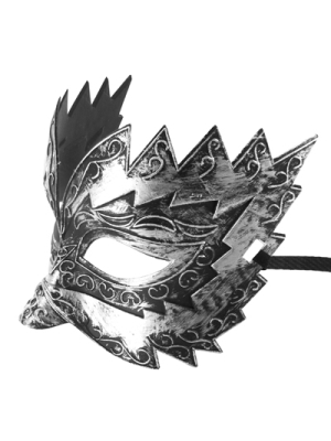 Kinksters Silver Masquerade Mask