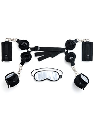 Fifty Shades of Grey Bed Restraint Kit Black