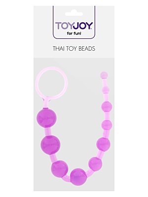Toy Joy Anal Beads Purple TPE/TPR
