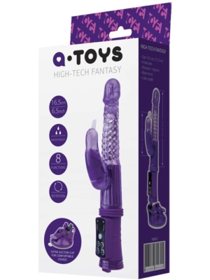 ToyFa Clitoral Vibrator Purple Tech