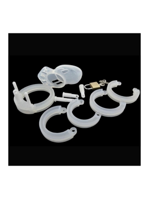 Kinksters CB-6000 White Silicone Chastity Cage