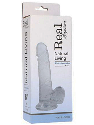 Introducing the Toyz4Lovers Elastic Dildo - Clear & Large!