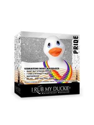 Big Teaze Toys Pride Duckie White Silicone.