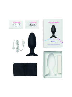 Introducing the Lovense Hush 2 - Black Silicone Butt Plug