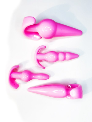 Pink Ergo Plug Set: Comfortable and Pleasurable