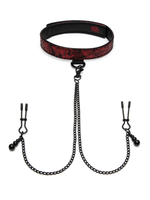 Experience Sensual Bliss with Fifty Shades Red Clamps