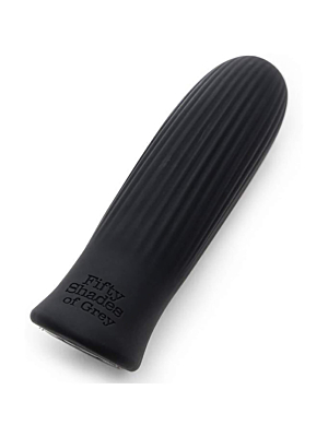 Fifty Shades Black Silicone Bullet - for thrilling sensations