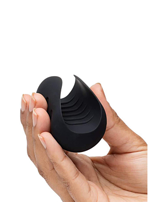 Fifty Shades Black Silicone Vibrator - Rechargeable Sensation