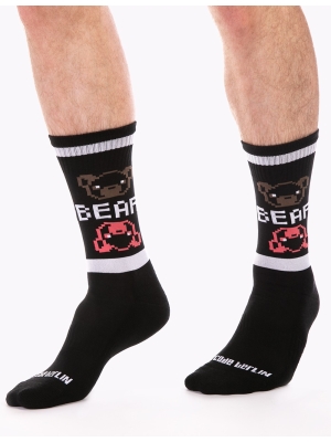 Barcode Berlin Black Big Bear Socks