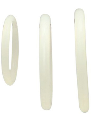 Toyz4Lovers Timeless Silicone Cock Rings White.