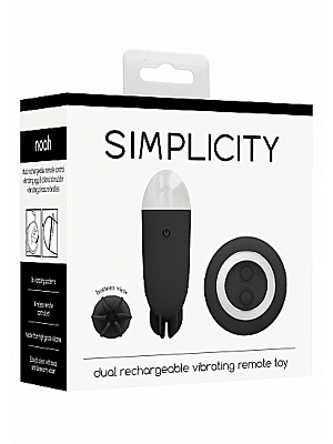 Black Silicone Vibrating Egg - Ouch Noah
