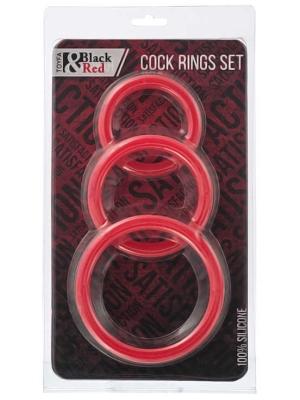 ToyFa Cock Rings Set Silicone