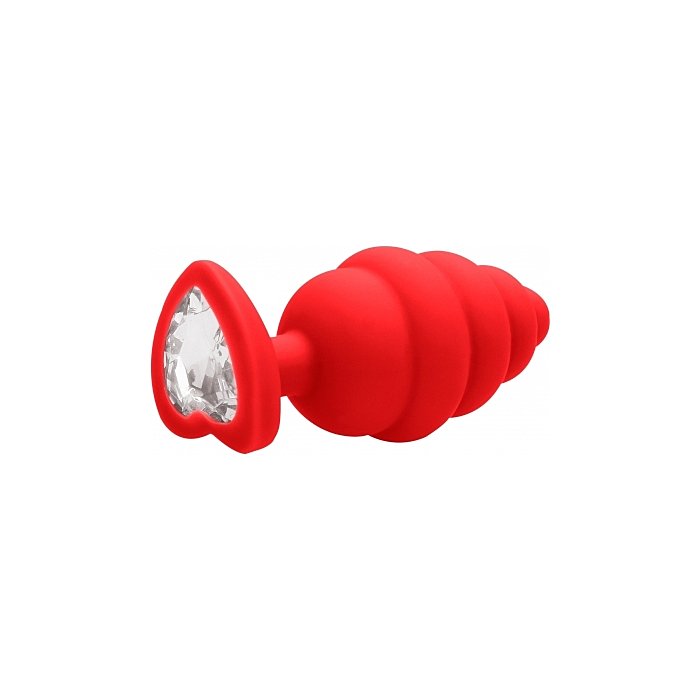 Shots Ouch! Regular Ribbed Diamond Heart Plug Red
Shots Ouch! Regular Ribbed Diamond Heart Plug Red